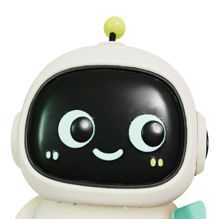 Pippo, a friendly robot mascot with a rounded screen face and lime antenna.